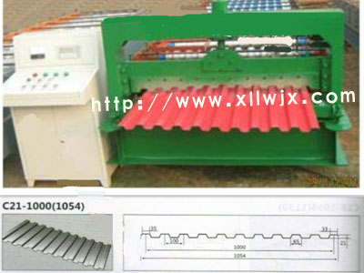 C21型彩钢全自动压瓦机